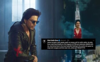 Shah Rukh Khan Jawan Shah Rukh Khan Jawan Movie Trailer To Release At Burj Khalifa Dubai On 31 August 9pm Know Jawan Trailer Movie Details Entertainment