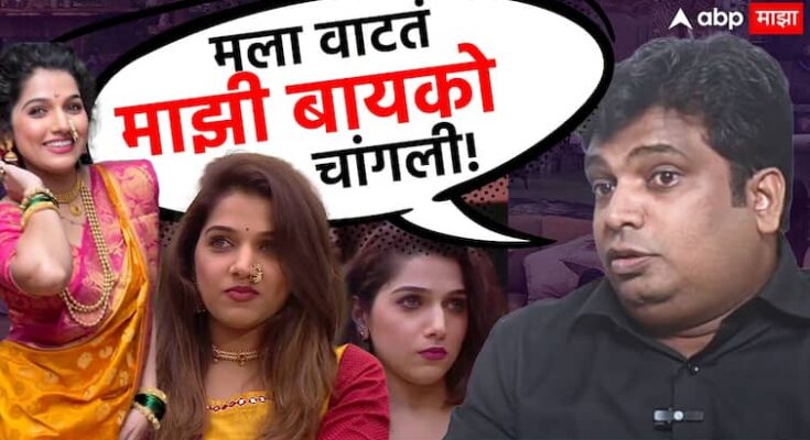 Jahnavi Killekar Husband Kiran Killekar reaction on her behaviour in Bigg Boss Marathi Season 5 Bigg Boss Marathi Entertainment news in marathi Jahnavi Killekar :